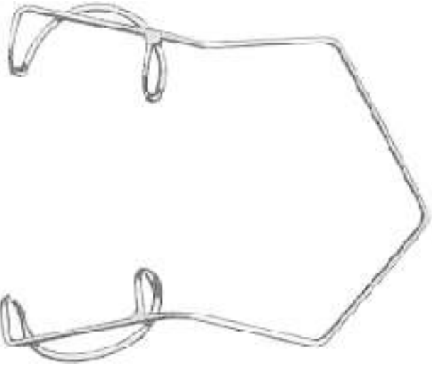 Round Open Blades Eye Speculum
